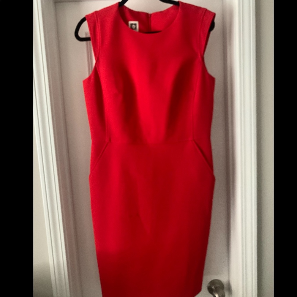 Anne Klein red dress